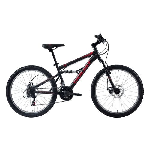 Bicicleta Goliat Para Niño Sierra D/Susp Aro 24  Negro