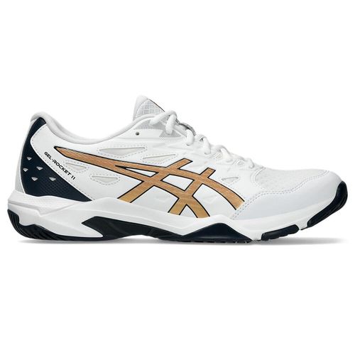 Zapatillas ASICS GEL-Rocket 11 White/Pure Gold Hombre