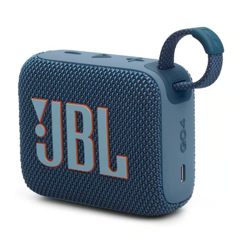 JBL Go 4 Azul: Parlante portátil y resistente para tus aventuras (MO)