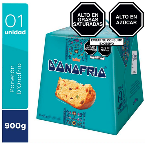 Panetón D'Onofrio Caja 900 gr.