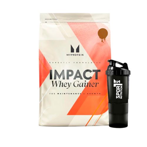 Ganador de peso Myprotein Impact Whey Gainer 2.5 kg Chocolate smooth + SmartShaker