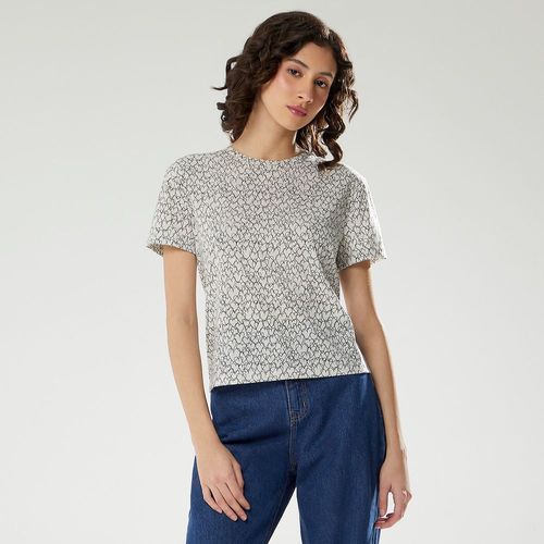 Polo Mujer Crop Aop Manga Corta Hypnotic