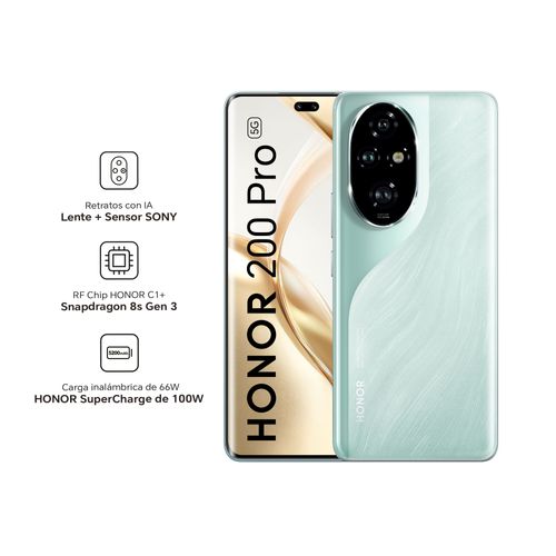 Smartphone HONOR 200 Pro 12GB+512GB - Ocean Cyan