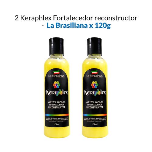 Keraphlex Fortalecedor Reconstructor La Brasiliana 120Gr 2 Unid