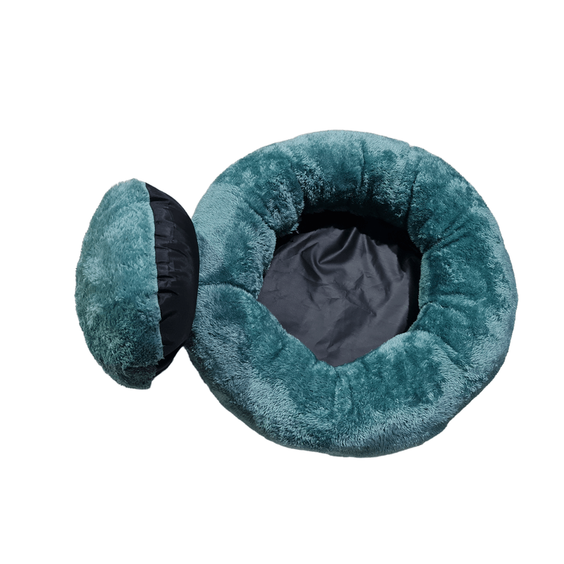 Cama-Para-Perros-y-Gatos-Donut-Lite-Verde-Talla-XL-MD