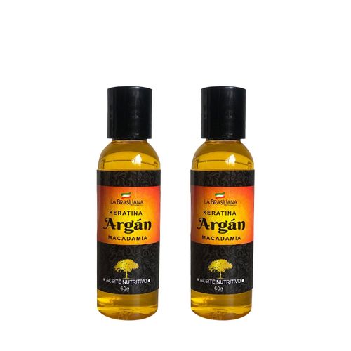 Aceite Nutritivo Argan La Brasiliana 60G 2 Unid