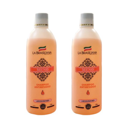 Shampoo Antiresiduo Limpieza Profunda La Brasiliana 500Gr 2 Unid