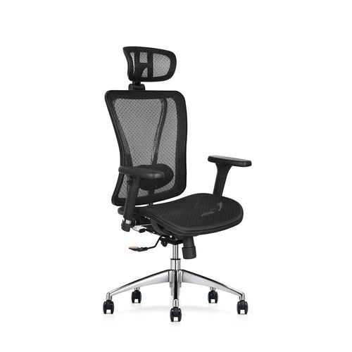 Silla de oficina Londres Black Gerencial Ergonómica