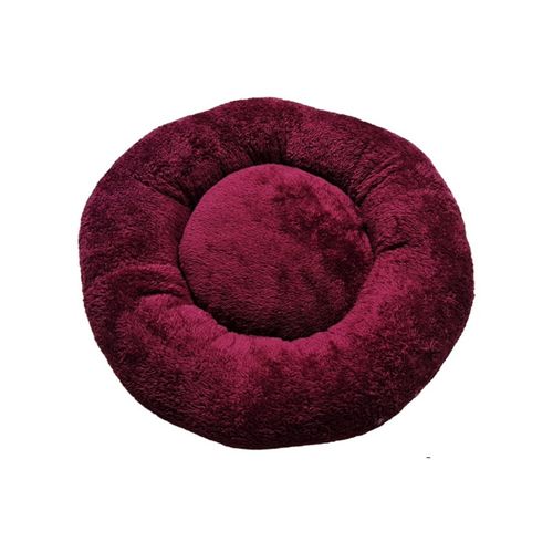 Cama Para Perros y Gatos Donut Lite Guinda Talla L  - MD