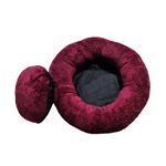 Cama-Para-Perros-y-Gatos-Donut-Lite-Guinda-Talla-L----MD