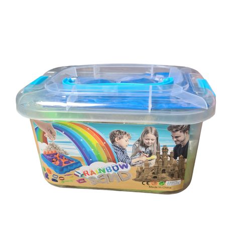 Arena mágica 1kg + 12 Moldes y Piscina Inflable