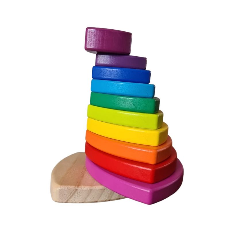 Juego-Didactico---Torre-triangular-de-encaje-de-piezas