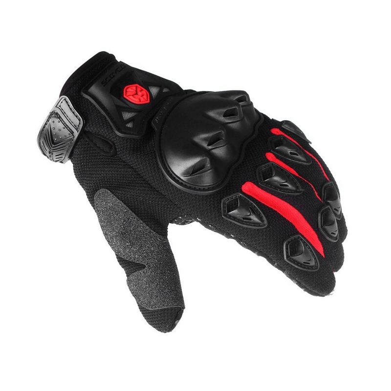 GUANTES-ANTIDESLIZANTES-MOTOCICLISTAS-SCOYCO-MC29-TALLA-L-ROJO