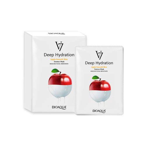 Mascarilla Facial Esencia De Manzana 10Pcs Bioaqua 30Gr