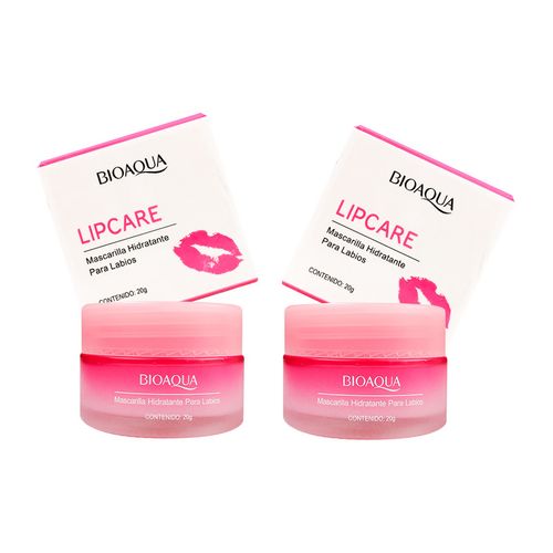 Mascarilla Hidratante Para Labios Lipcare Bioaqua 20Gr 2 Unid