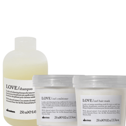 Pack love curl davines Para cabello Rizado u ondulado