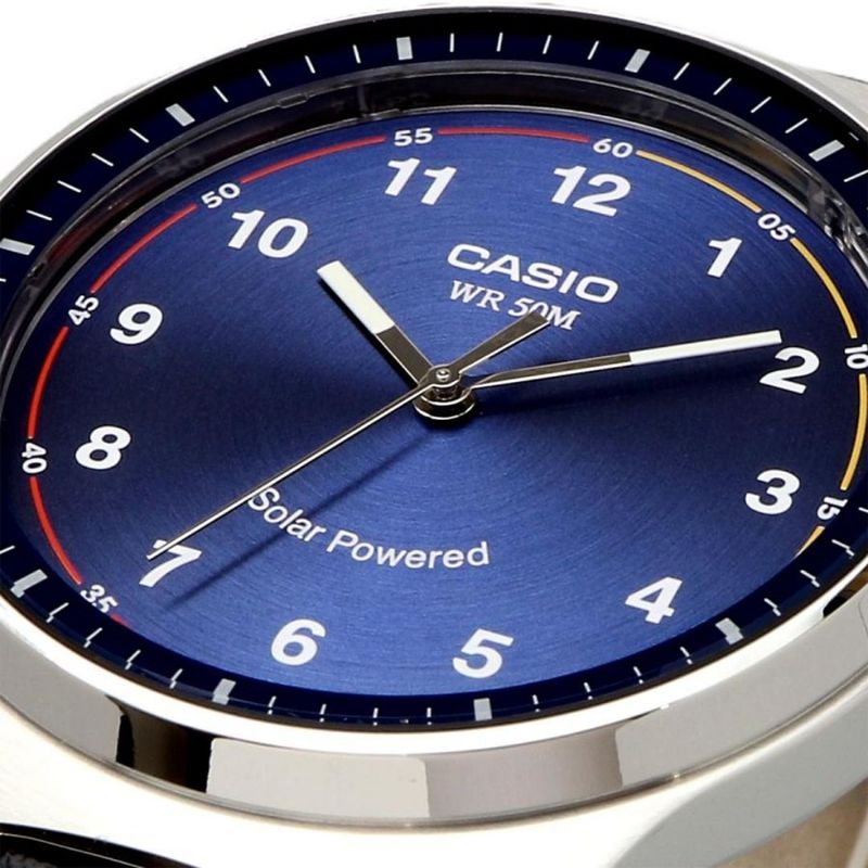 Reloj-Analogo-Casio-Original-Regular-MTP-RS105L-2B-Hombre-Acero-y-Cuero-Azul