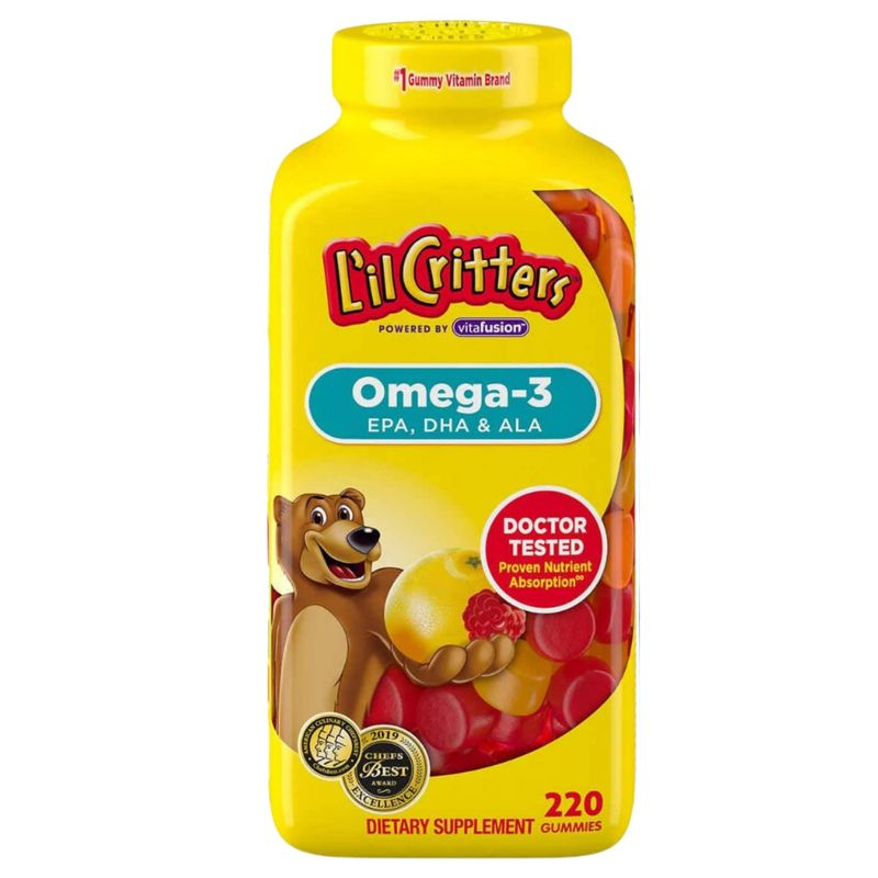 Omega-3-EPA-DHA---ALA---Vitaminas-Lil-Critters-220-gomitas