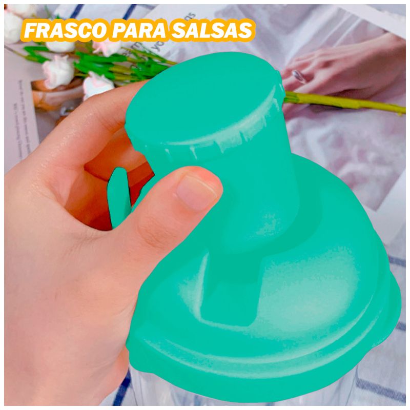 Vaso-Mezclador-Porta-Ensaladas-Frutas-Cereales-Yogurt-con-Tenedor-Turquesa