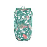 Mochila-Quechua-Arpenaz-Original-NH100-Senderismo-10-L-Color-Verde-Estampado-Floral