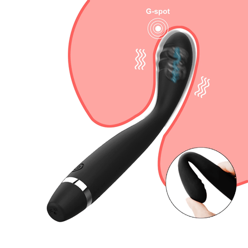 VIBRADOR POTENTE PARA PUNTO G CON ESTIMULANTE DE CLITORIS TLUDA ZD009 SILICONA SANLLO IMPORT