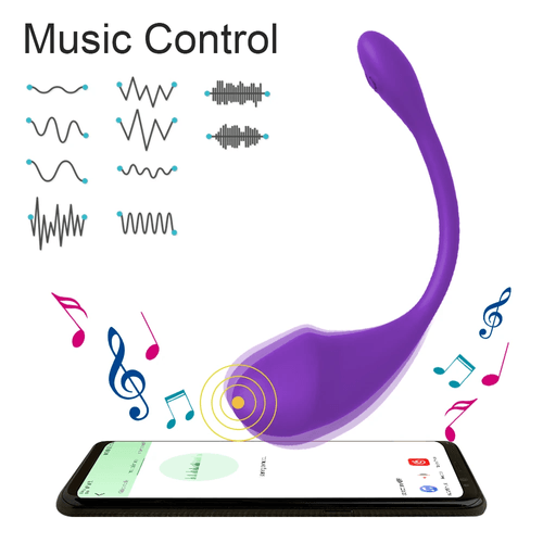 DILDO VIBRADOR FEMENINO BLUETOOTH CON APLICACIÓN INALAMBRICA TLUDA TD018 MORADO SANLLO IMPORT