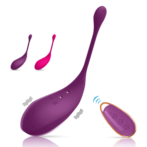 VIBRADOR INALAMBRICO CON CONTROL REMOTO TLUDA TD001 18CM*3,5CM SILICONA SANLLO IMPORT