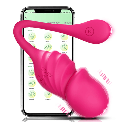 CONSOLADOR VIBRADOR CON BLUETOOTH FEMENINO TLUDA TD031 SILICONA SANLLO IMPORT