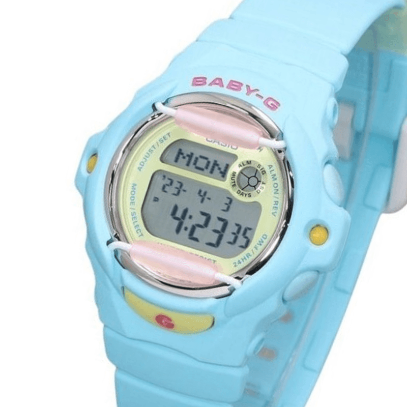 Reloj-Digital-Casio-Original-Deportivo-Baby-G-BG-169PB-2D-Mujer-Resina-Celeste