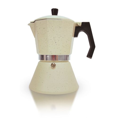 Cafetera Moka Italiana Apto para Cocina de Inducción 12 Tazas Espresso - Crema