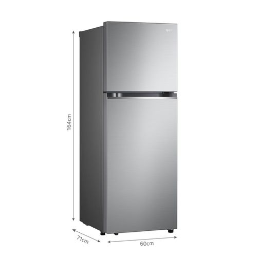 REFRIGERADORA LG TOP FREEZER NO FROST GT31BPP 315 L DOOR COOLING PLATEADA (MUNDO ELECTRONICO)