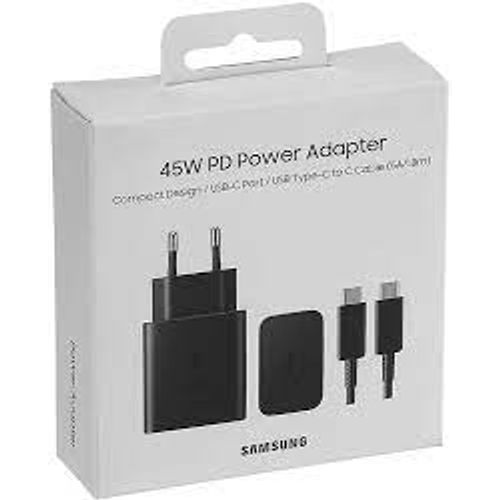 CARGADOR SAMSUNG 45W - ORIGINAL (NEGRO)