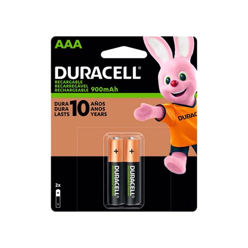 Pilas Duracell AAA x2 900mAh (No Incluye Cargador)