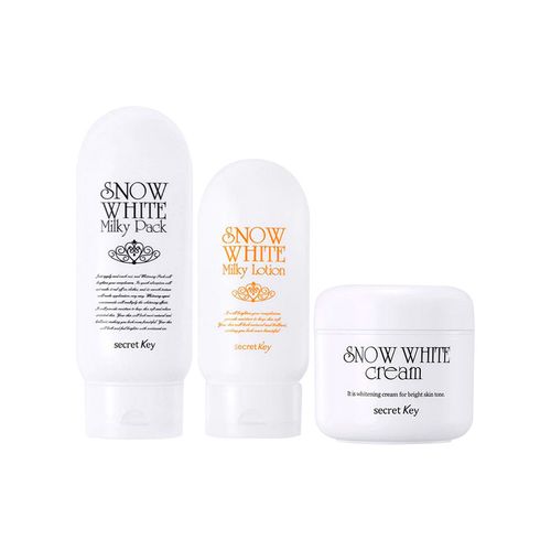 Snow White Milky Lotion + Snow White Milky Pack + Snow White Cream