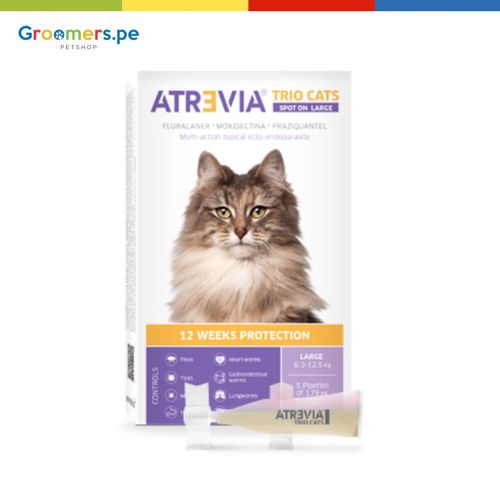 Antipulgas Para Gato Atrevia Trio Cats 6.3-12.5 Kg X1 Pipeta