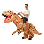 Disfraz-Inflable-Montable-de-Dinosaurio-Rex-Adulto-para-Halloween-y-Cosplay-Marron