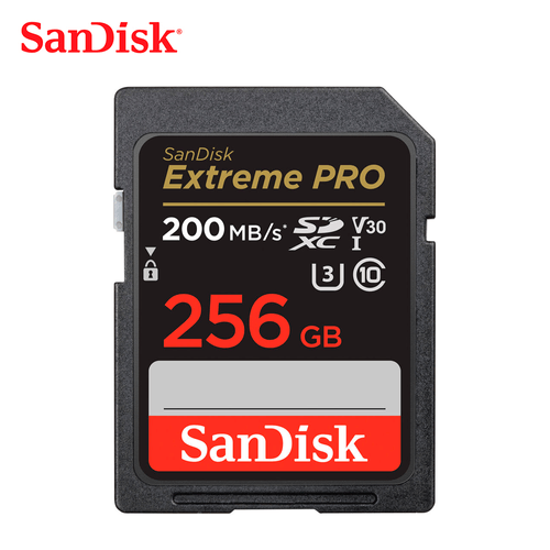 MEMORIA SANDISK SD 256GB 200mbs EXTREME PRO