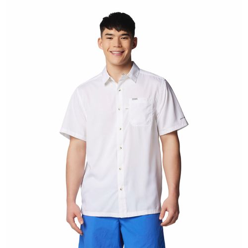 CAMISA PARA HOMBRE MANGA CORTA SLACK TIDE™ BLANCO COLUMBIA