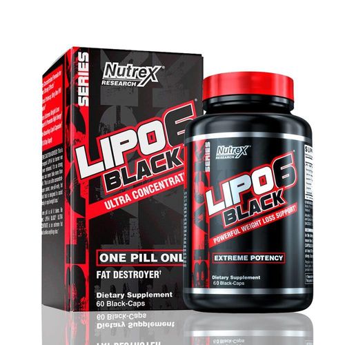 Quemador de Grasa Nutrex Lipo 6 Black Ultra Concentrate 60 Blackcaps