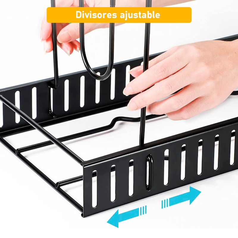 Organizador-de-Ollas-Tapas-Sartenes-8-Niveles-Ajustable