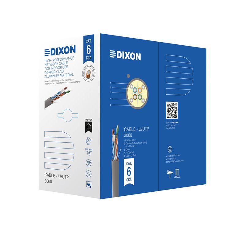 Rollo-Cable-Utp-Cat-6-dixon-x-caja-Serie-3060-Interior-305m