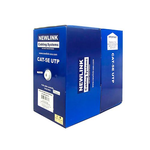 Rollo Cable Utp Cat. 5e Newlink x caja NEW-9805741 Gris 305m