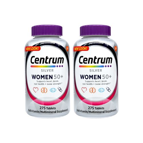 Centrum Silver Women 50+ Multivitaminico 275 Tabletas 2 Unidades