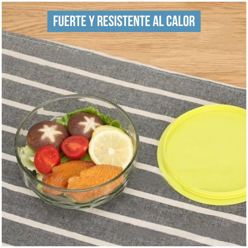 Pack-3-Lonchera-Taper-de-Vidrio-Portatil-Recipiente-Hermetico-Apilable--Alimentos-4PCS-W43