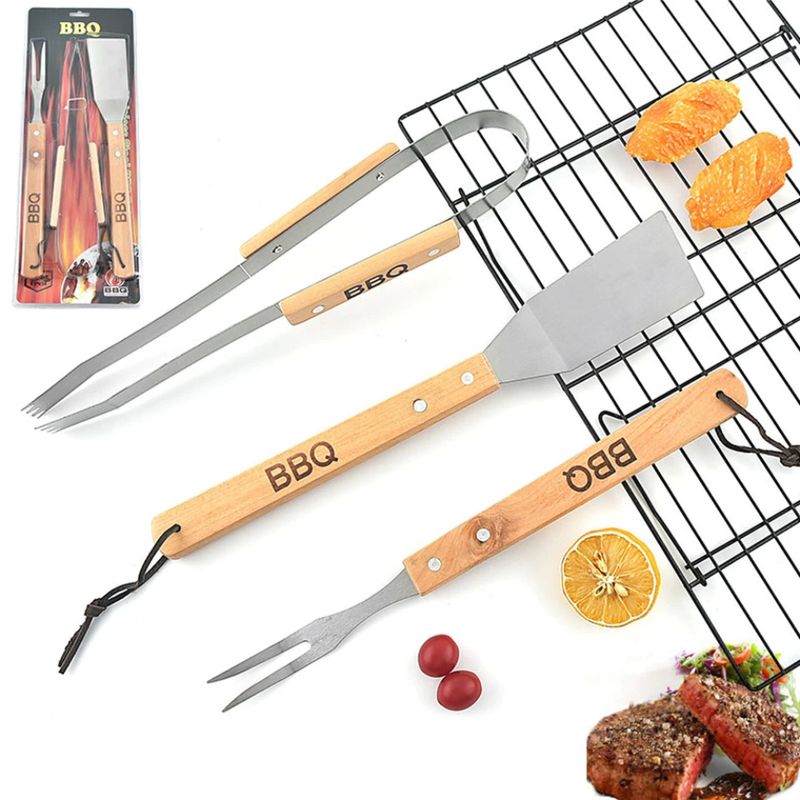 Set-Parrillero-Utensilios-para-Parrilla-Mango-de-Madera-3-Piezas-103P