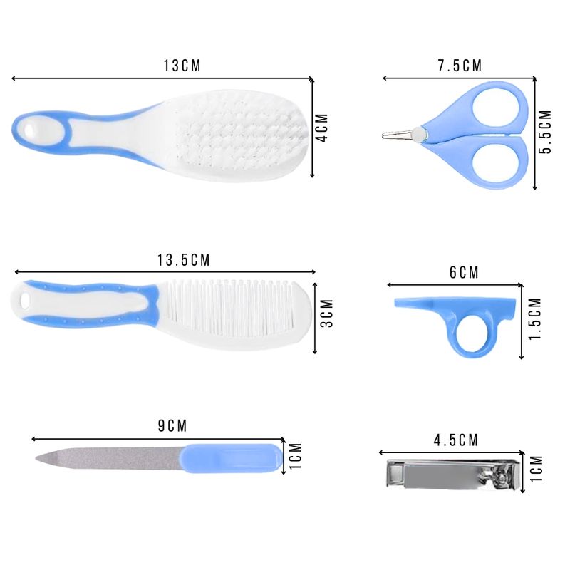 Kit-de-Higiene-para-Bebes-Cortauñas-Peine-Cepillo-6-piezas--Niño-K6