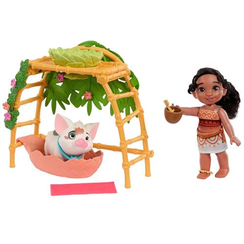 Muñeca Disney Princess Moana 2 Set Simea Y Pua