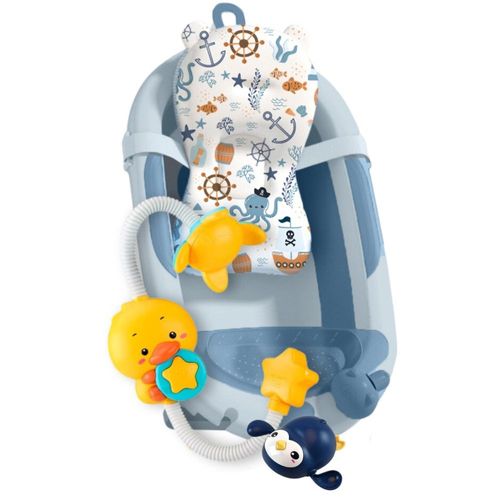 Tina De Baño Para Bebé Aquabu Baby Cam Azul