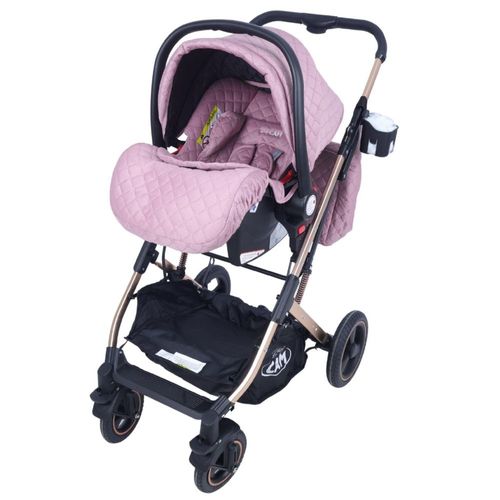 Coche Moises Galaxy Baby Cam Portabebe Rosado