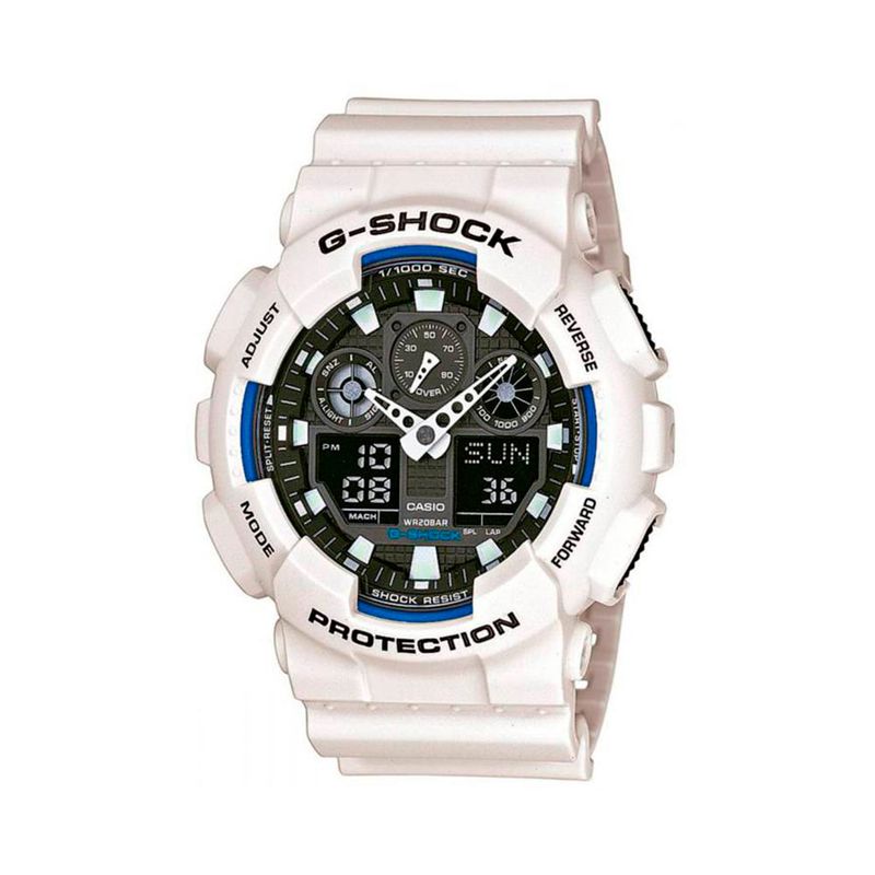 Reloj-Casio-Original-G-SHOCK-GA-100B-7ACR-Marco-y-Correa-Blanco---Sanllo